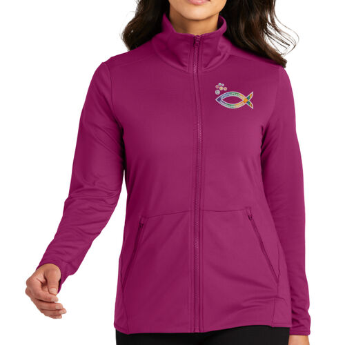 Little Saints - Ladies Accord Stretch Fleece Full Zip Thumbnail